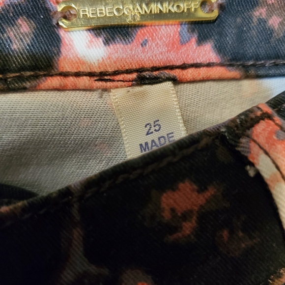 Rebecca Minkoff jean (pink leopard) Sz.25 - Picture 3 of 3